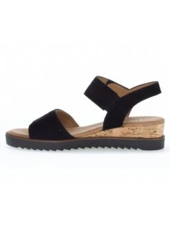 Gabor Sandalen Met Sleehak - Noir