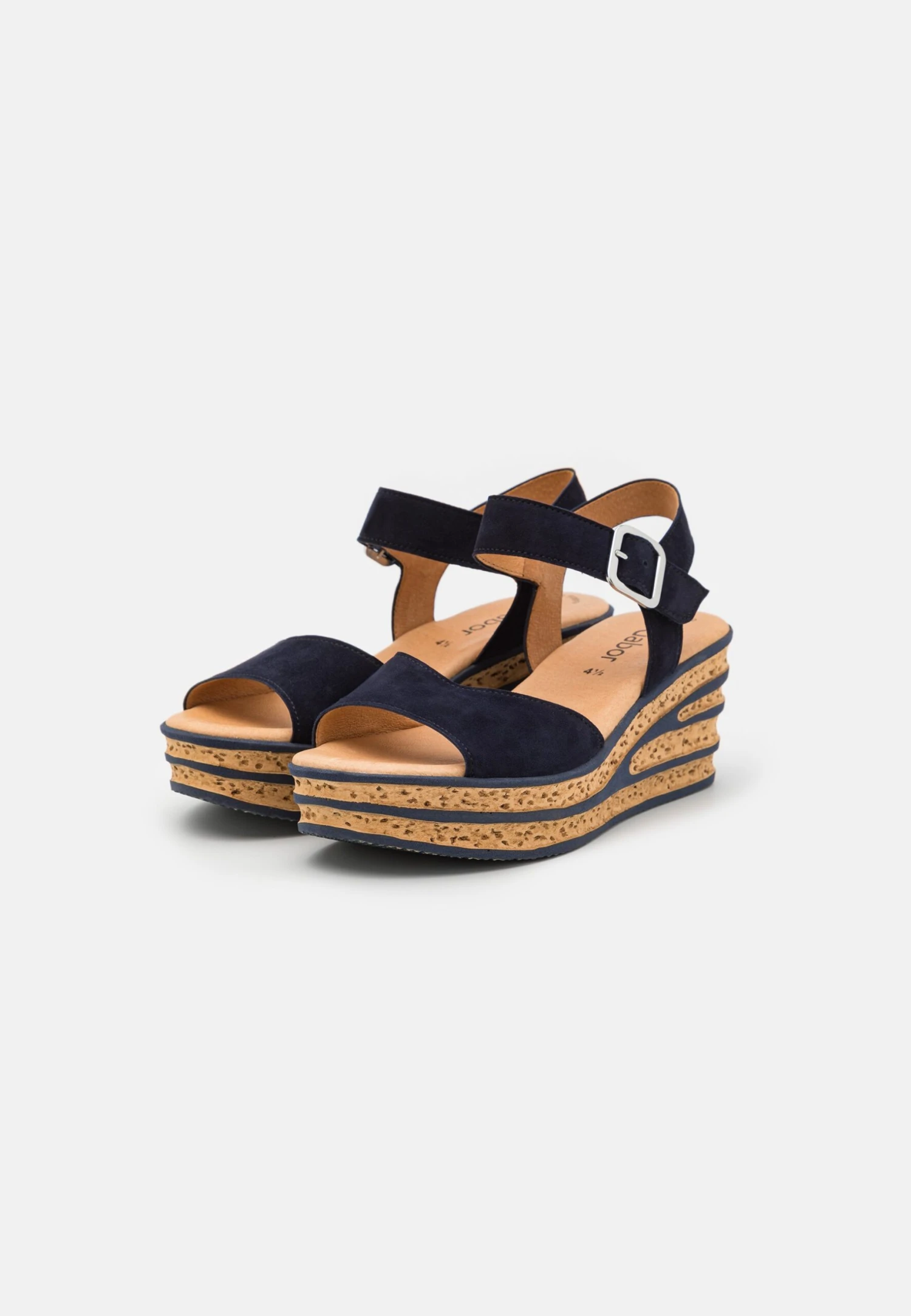 Gabor Sandalen Met Plateauzool - Atlantik 6 Gabor Sandalen Met Plateauzool - Atlantik - Afbeelding 4