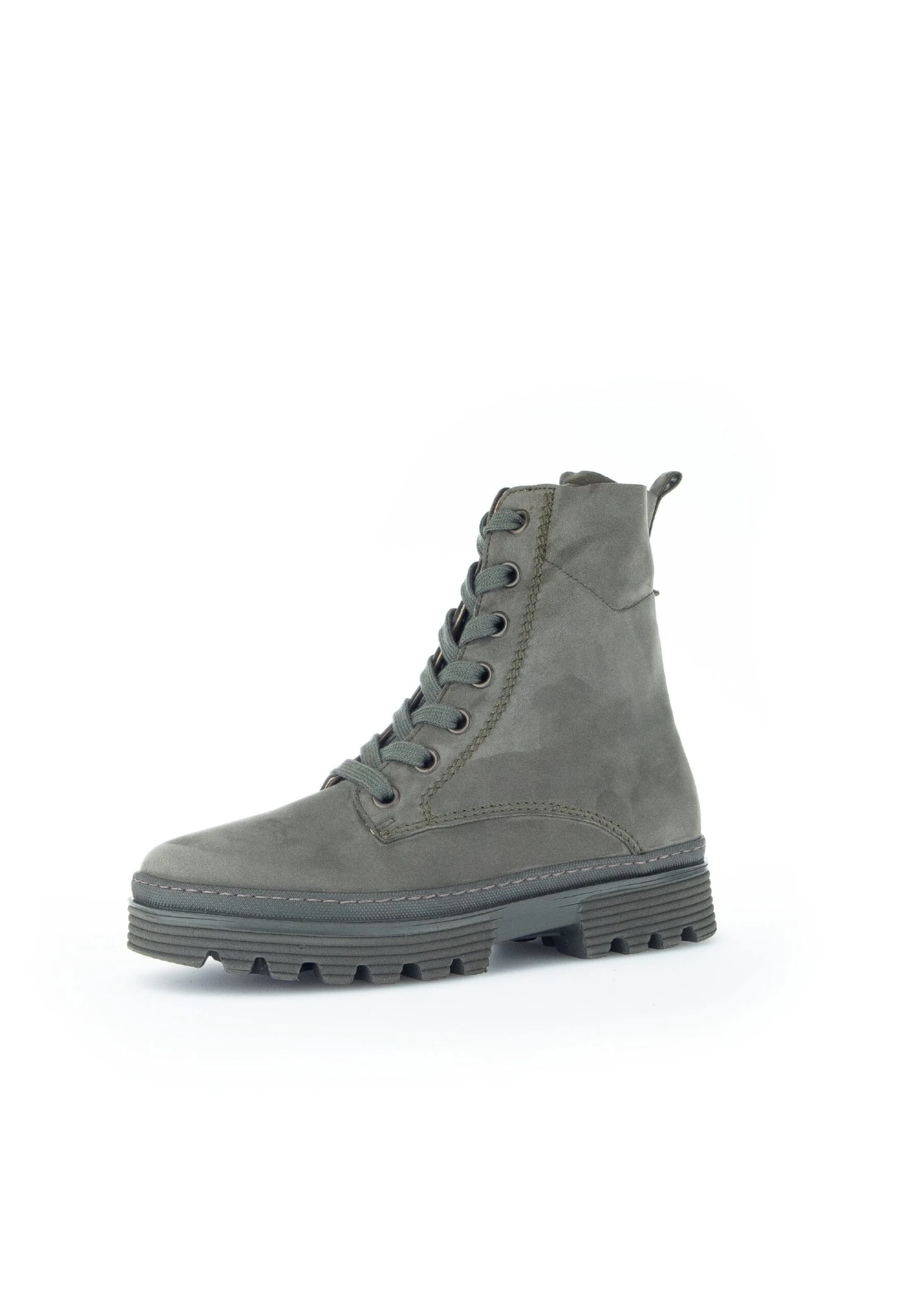 Gabor Combat- Enkellaarsjes Met Plateauzool - Grün 4 Gabor Combat- Enkellaarsjes Met Plateauzool - Grün - Afbeelding 2